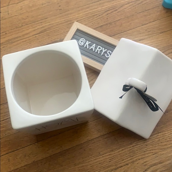 Rae Dunn canister HOME shaped - Picture 3 of 4